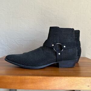 ASOS Black Silver studded ankle boots size 9 Winter Fall‎ boot